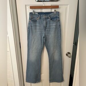 Gap high rise flare jeans